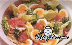 Ensalada de salmón