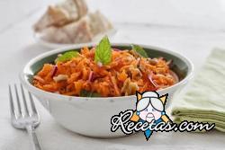 Ensalada de zanahoria y nueces