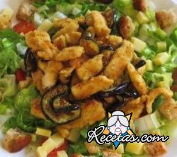Ensalada rústica de pollo