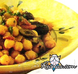 Ensalada  de garbanzos