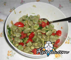 Ensalada de habas