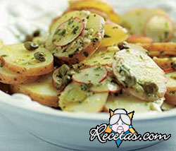 Ensalada de papas y berros