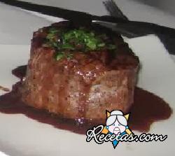 Filete al vino tinto