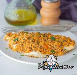 Filetes de dorada gratinados