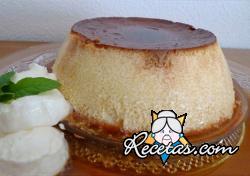 Flan de queso blanco