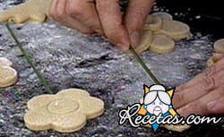 Flores de galleta