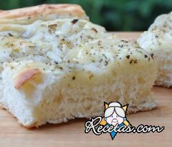 Focaccia con cebolla