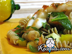 Fusilli con vieyras