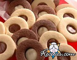 Galletas con crema de chocolate