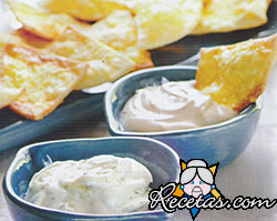 Galletitas de queso y dips