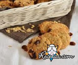 Galletas con avena y pasas