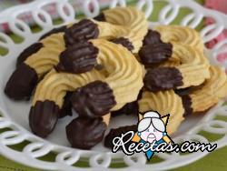 Galletas de mantequilla y chocolate