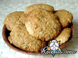 Galletas de avena y chocolate light