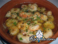 Gambas al ajillo