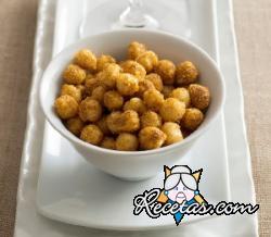 Garbanzos fritos al curry