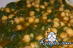 Garbanzos con acelga