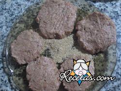 Hamburguesas caseras de carne