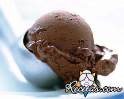 Helado de chocolate y café