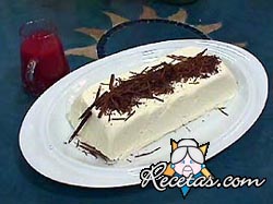 Helado de chocolate blanco