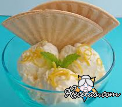 Helado de limón