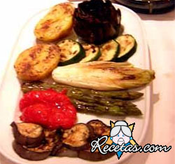 Verduras asadas