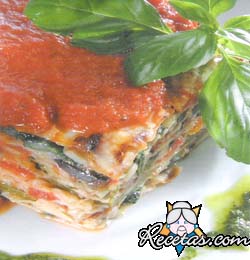 Lasagna de verdura