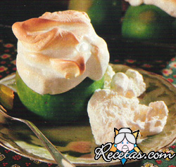 Manzanas con merengue