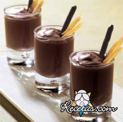 Mini mousse de chocolate