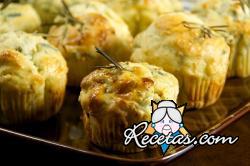 Mini muffins con queso