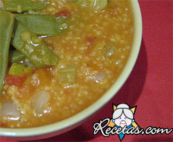 Minestrone de lentejas