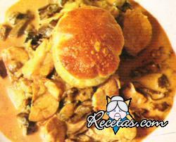 Mollejas braseadas al oporto