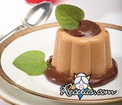 Mousse de boniatos y dulce de leche