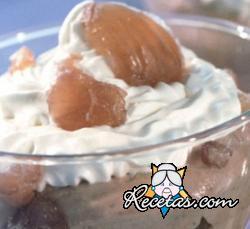 Mousse de castañas