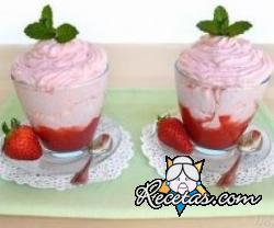 Mousse de fresa
