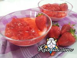 Mousse de fresas light