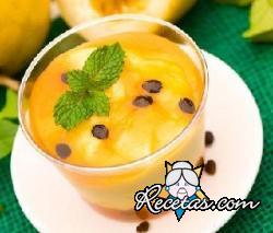 Mousse de  fruta de la pasión