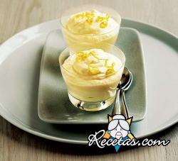 Mousse de limón y yogur