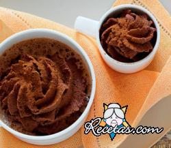 Mousse fácil de chocolate con café