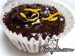 Muffins de chocolate y naranja