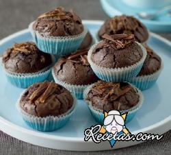 Muffins con peras y chocolate