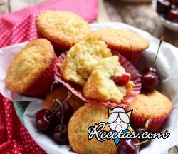 Muffins de cereza