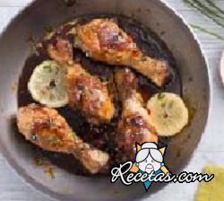 Muslos de pollo a la miel