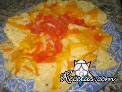 Nachos con queso