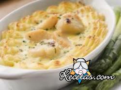 Ñoquis con salsa mornay