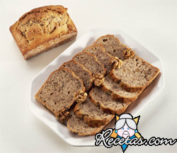 Pan de banana y nueces