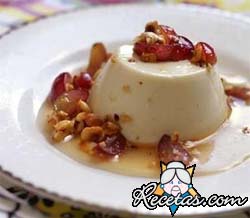 Panacotta con castañas