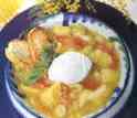 Papas al azafrán