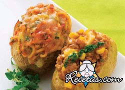 Papas rellenas a la provenzal