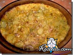 Papas al roquerfort