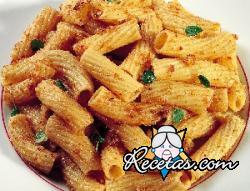 Pasta con anchoas